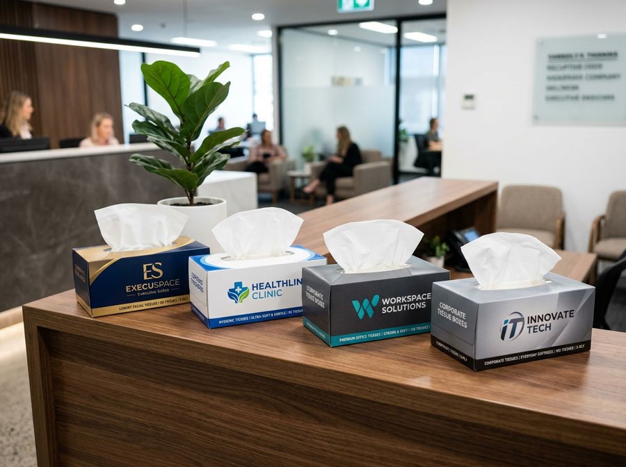 Corporate Tissue Boxes